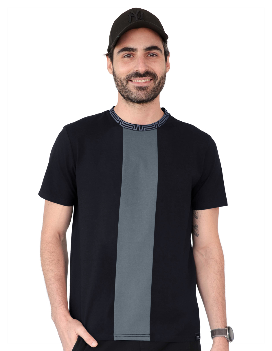 Foto 2 pulgar | Playera Hombre Roosevelt Ucla-le2506 Negro