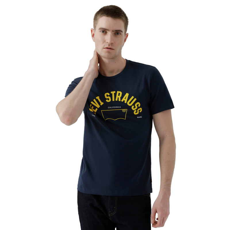 Foto 7 pulgar | Playera Graphic 56195-1016 Hombre Azul Levi’s