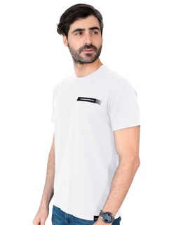 Foto 2 | Playera Hombre Tish-le2511 Roosevelt Blanco