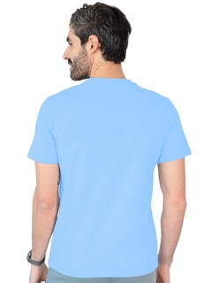 Foto 4 | Playera Caballero Tish-le2510 Roosevelt Azul Cielo