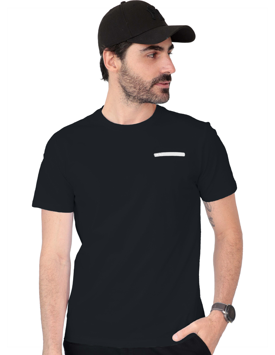 Playera Basica Roosevelt Tish-le2506 Negro