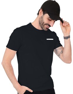 Foto 2 | Playera Basica Roosevelt Tish-le2506 Negro