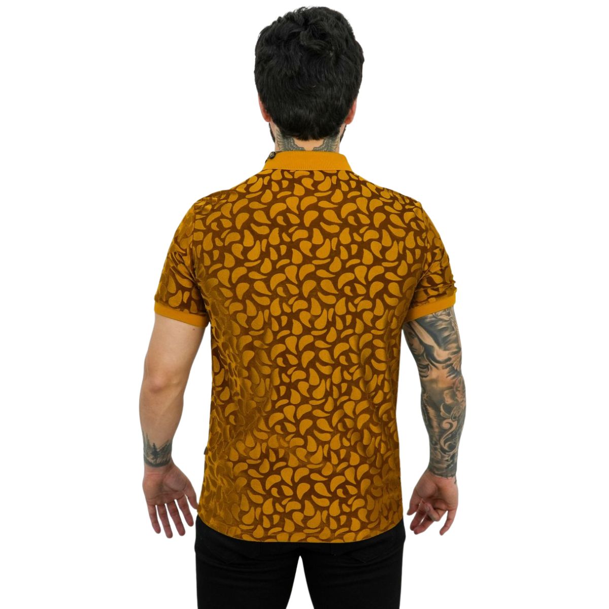 Foto 3 pulgar | Playera Barabas 3pp834 Gold para Hombre