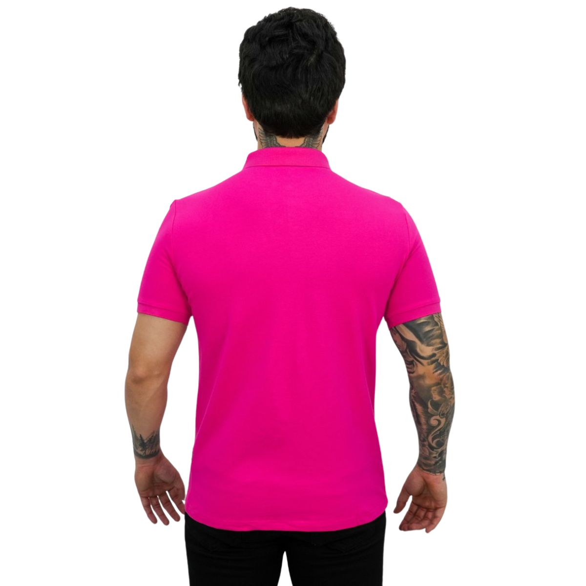 Foto 3 pulgar | Playera Barabas Fucsia Para Hombre