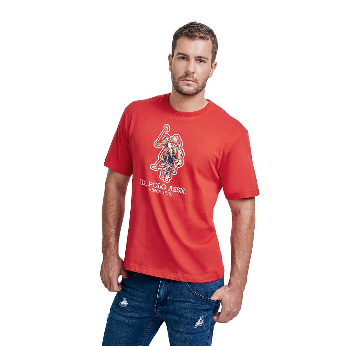 Playera Para Caballero U.s. Polo Assn. Md. 48-8339
