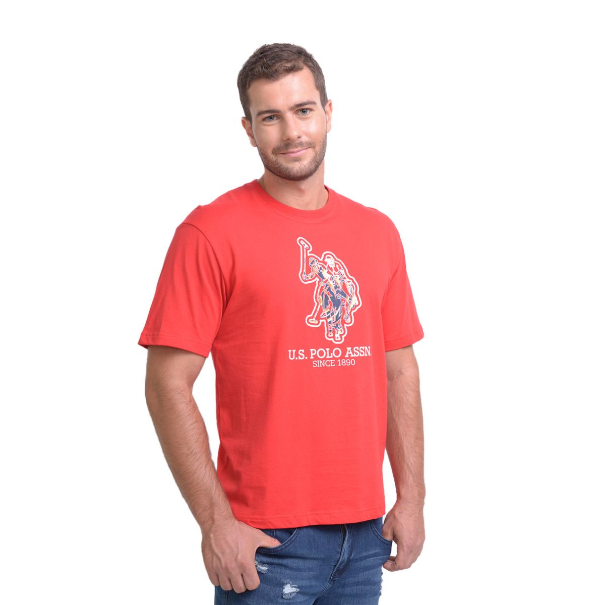 Foto 4 pulgar | Playera Para Caballero U.s. Polo Assn. Md. 48-8339