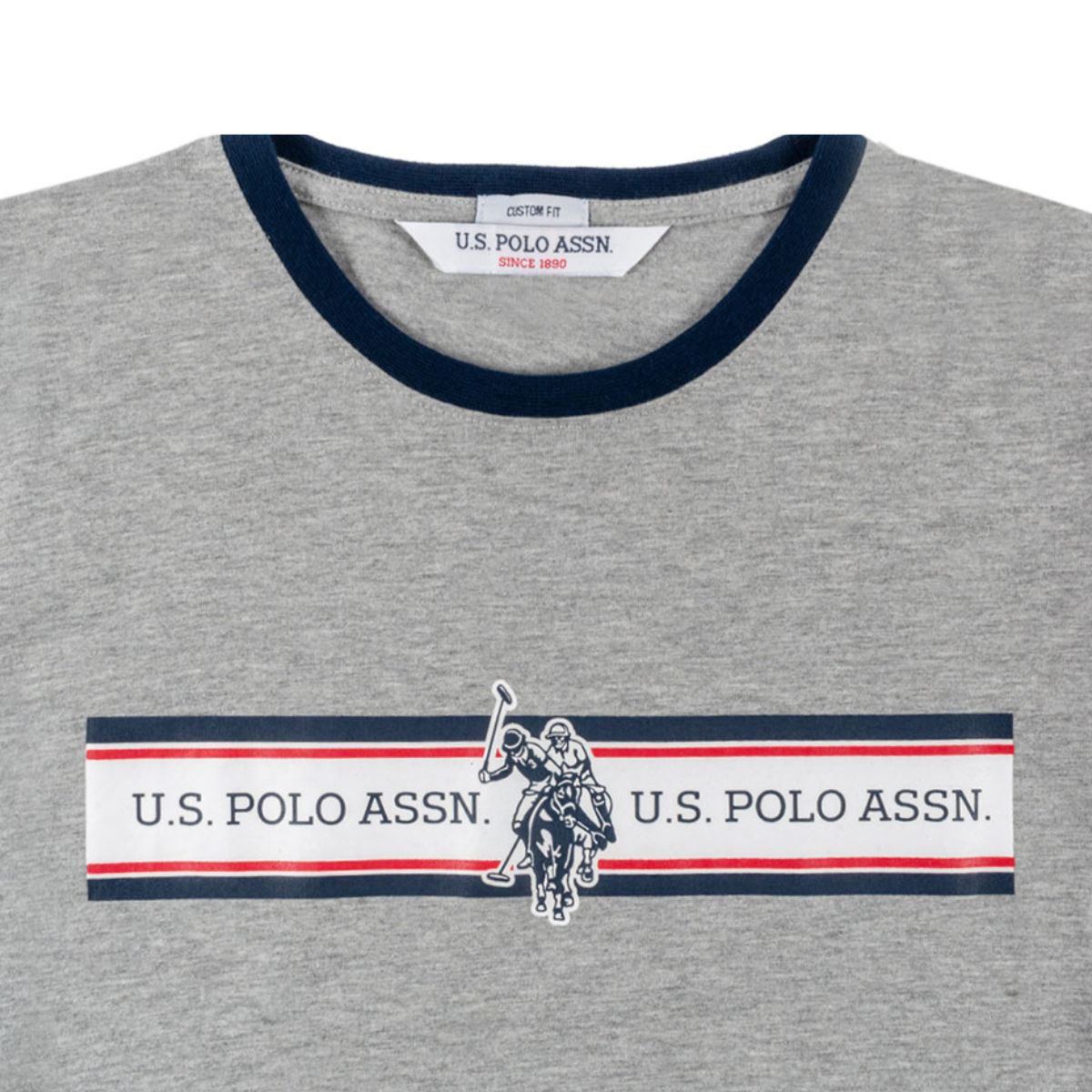 Foto 4 pulgar | Playera para Caballero US Polo Assn Gris