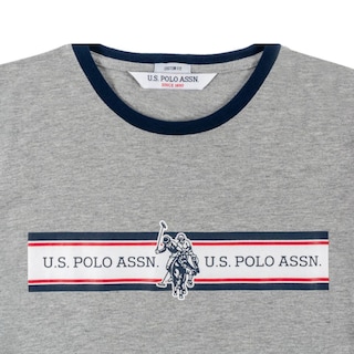 Foto 3 | Playera para Caballero US Polo Assn Gris
