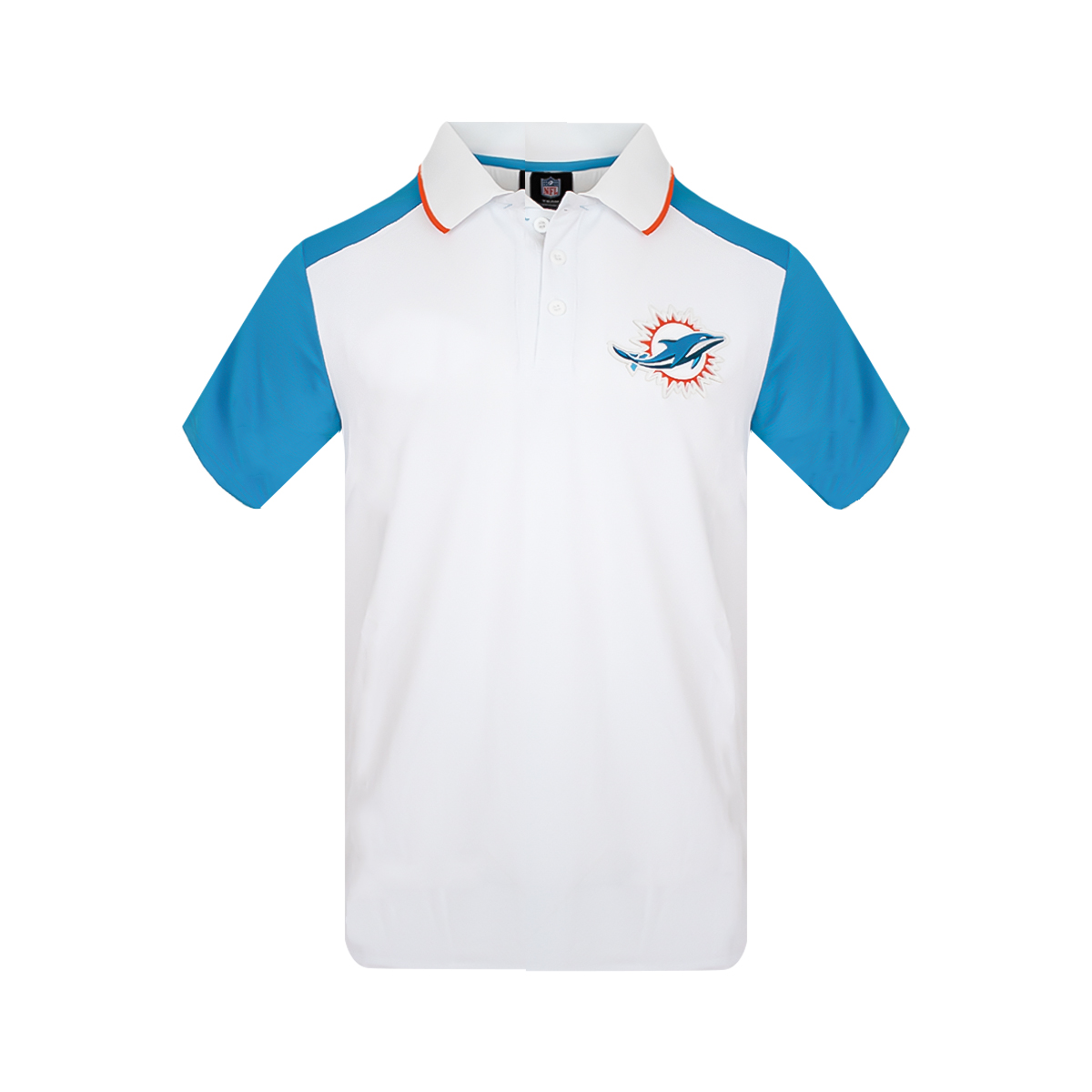 Playera Nfl Tipo Polo Para Caballero Miami Dolphins 100% Original