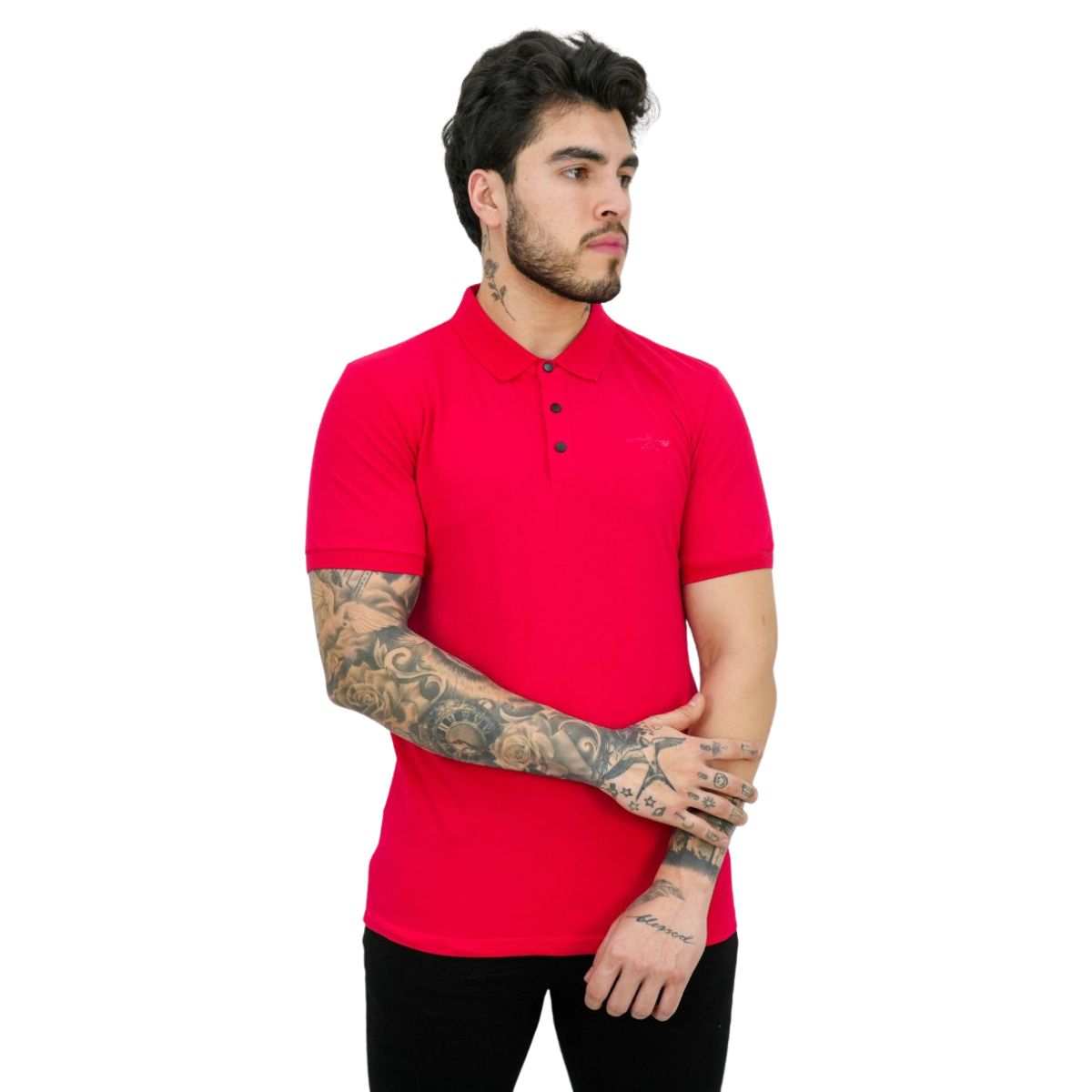 Playera Barabas 3pp833 Roja Para Hombre