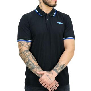 Foto 1 | Playera Barabas 3ps126 Negra Azul Para Hombre
