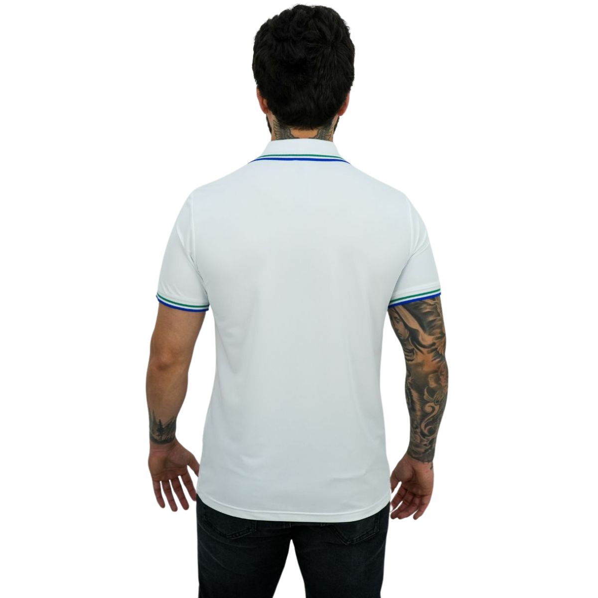 Foto 3 pulgar | Playera Barabas 3ps126 Blanca Para Hombre