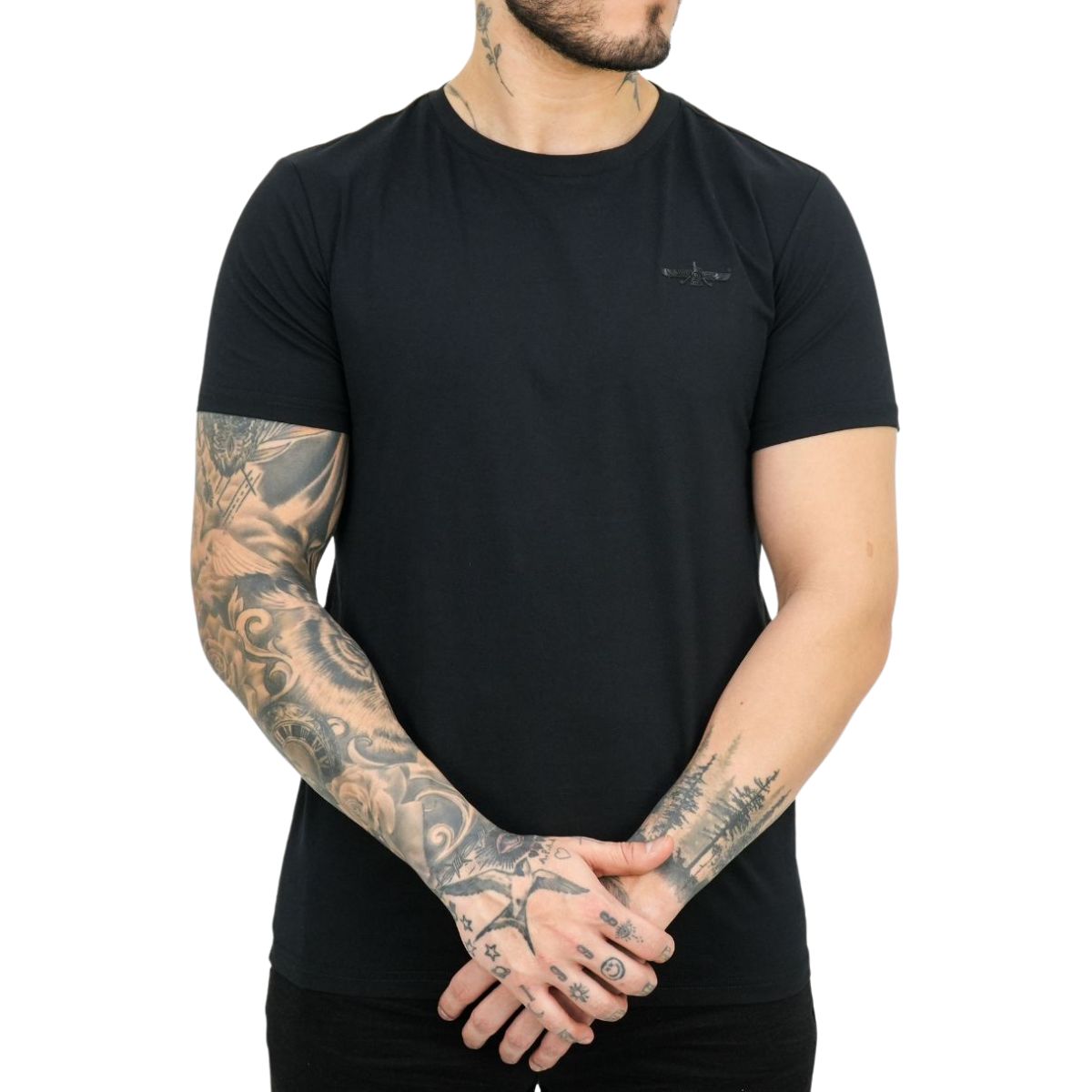 Playera Barabas St933 Negra Para Hombre
