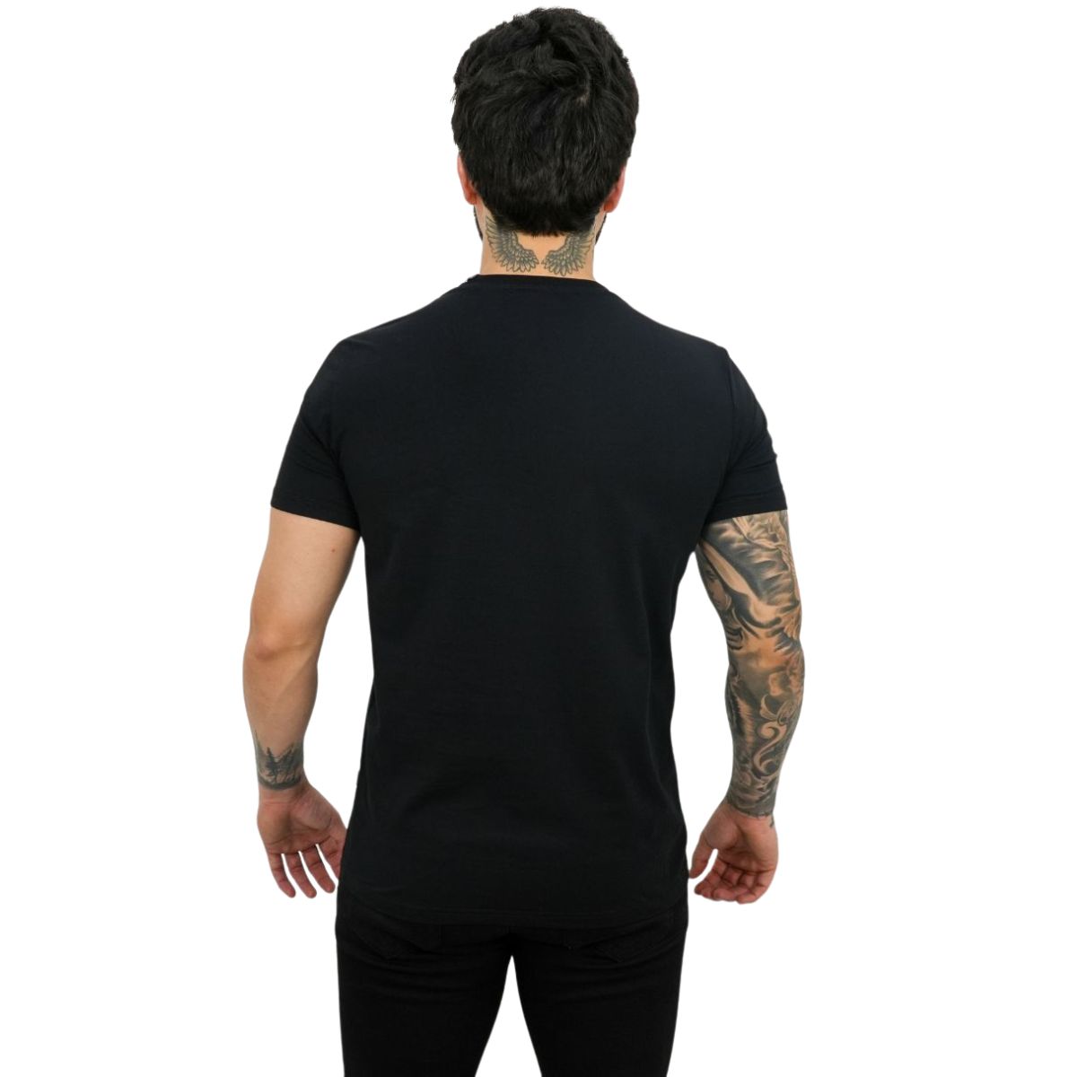 Foto 3 pulgar | Playera Barabas St933 Negra Para Hombre