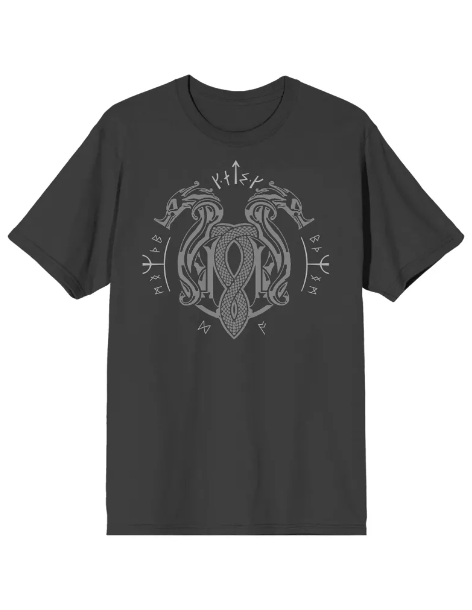 Playera de Algodón God Of War Negra