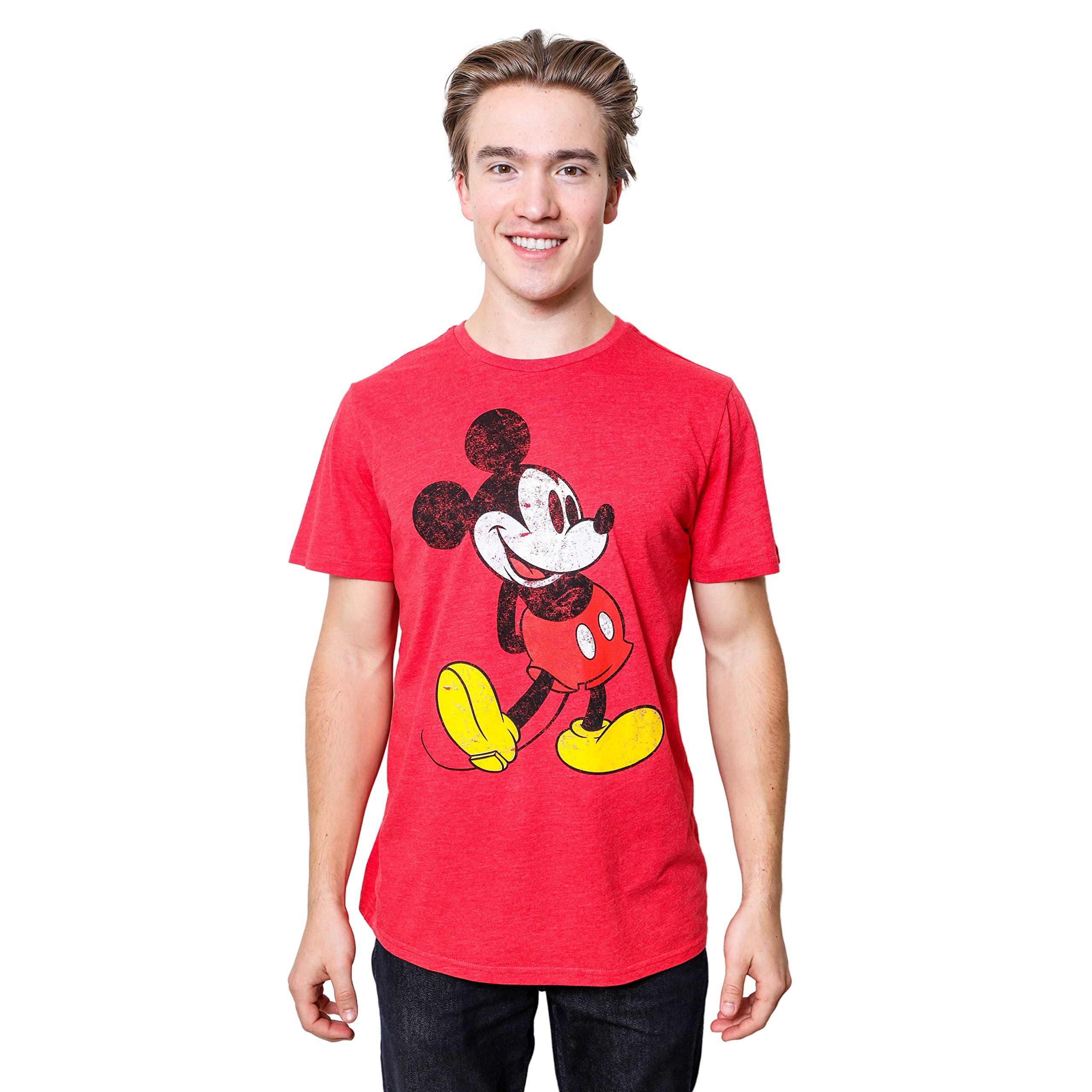 Foto 4 pulgar | Camiseta Disney Mickey Mouse Classic Desgastada - Venta Internacional