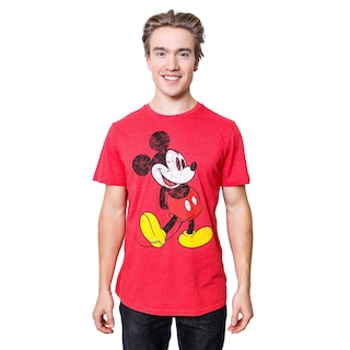 Foto 3 | Camiseta Disney Mickey Mouse Classic Desgastada - Venta Internacional