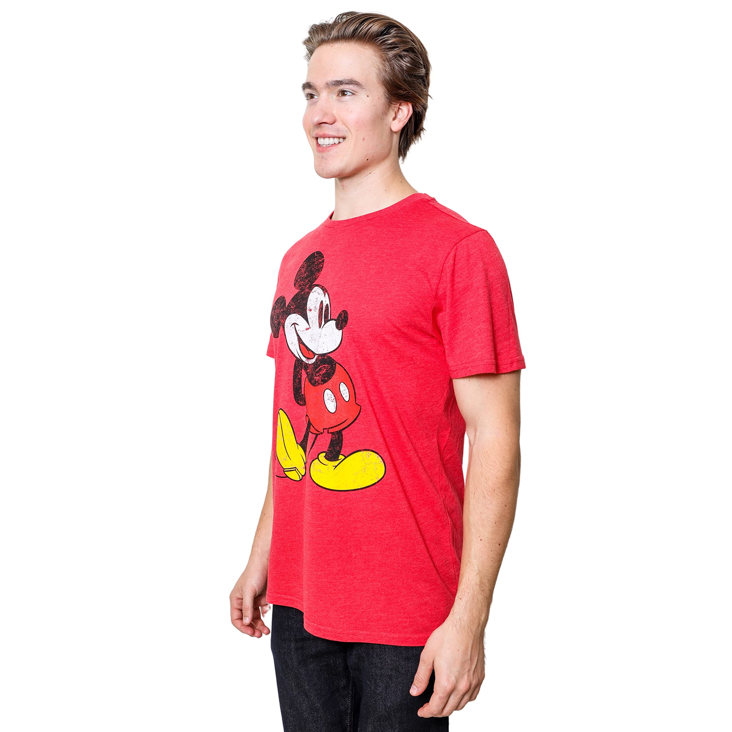 Foto 5 pulgar | Camiseta Disney Mickey Mouse Classic Desgastada - Venta Internacional