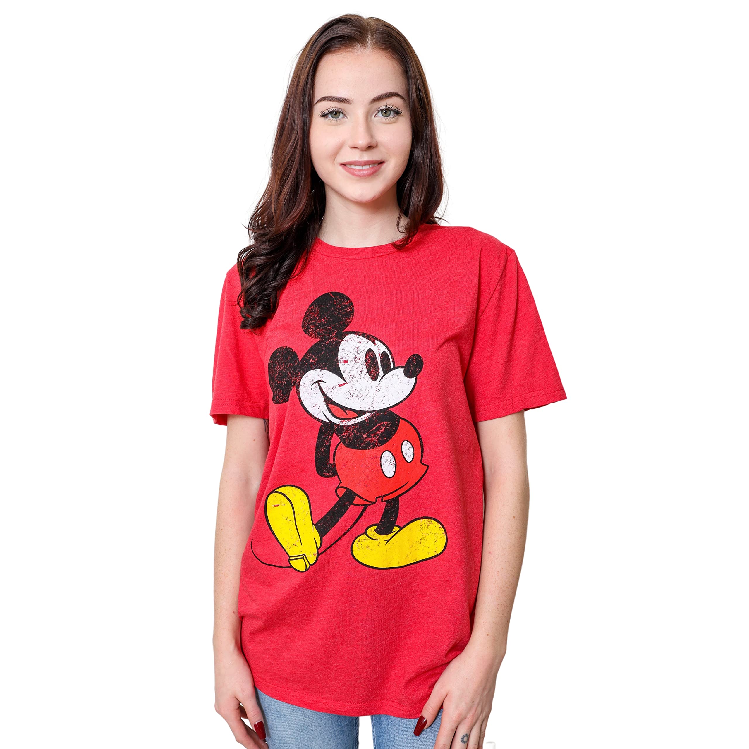 Foto 7 pulgar | Camiseta Disney Mickey Mouse Classic Desgastada - Venta Internacional