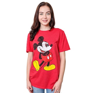 Foto 6 | Camiseta Disney Mickey Mouse Classic Desgastada - Venta Internacional