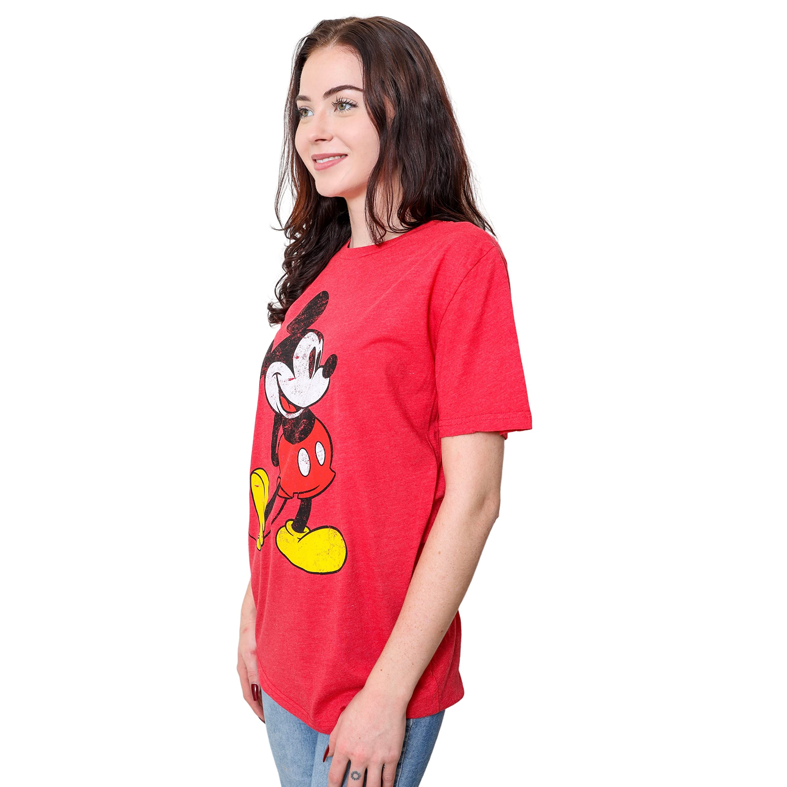Foto 8 pulgar | Camiseta Disney Mickey Mouse Classic Desgastada - Venta Internacional