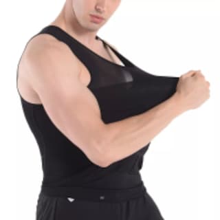Foto 3 | Kit 3pzs Playeras Faja Reductora Moldeadora Para Hombre Talla M Eo Safe Imports Esi-15182-1 Negro