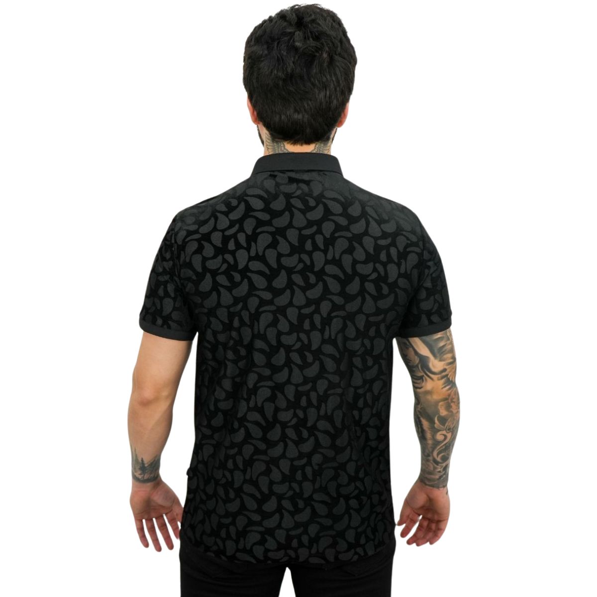 Foto 3 pulgar | Playera Barabas Negra para Hombre