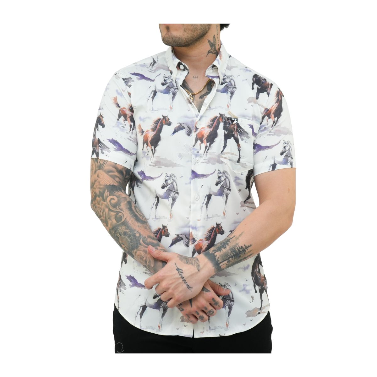 Foto 2 pulgar | Playera Platini Para Hombre Cws9883 Blanco