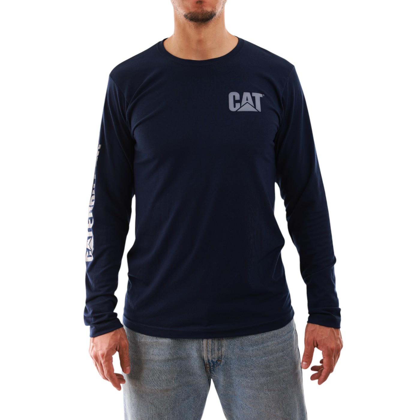 Playera Cat 1510425 Para Hombre Color Azul Modelo 1510425
