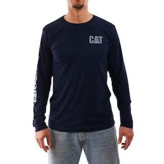 Foto 1 | Playera Cat 1510425 Para Hombre Color Azul Modelo 1510425