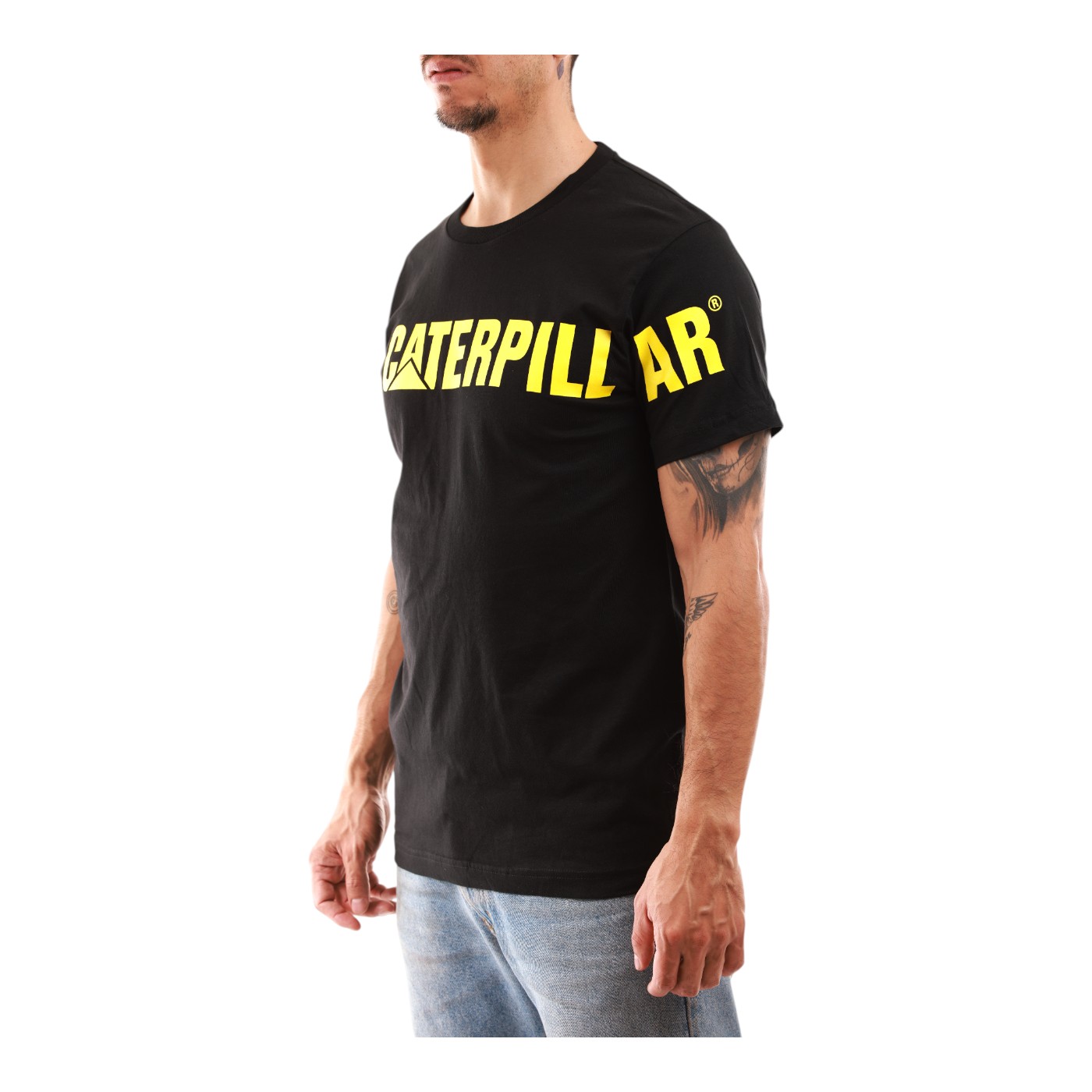 Foto 3 pulgar | Playera Cat 4010319 Para Hombre Color Negro Modelo 4010319