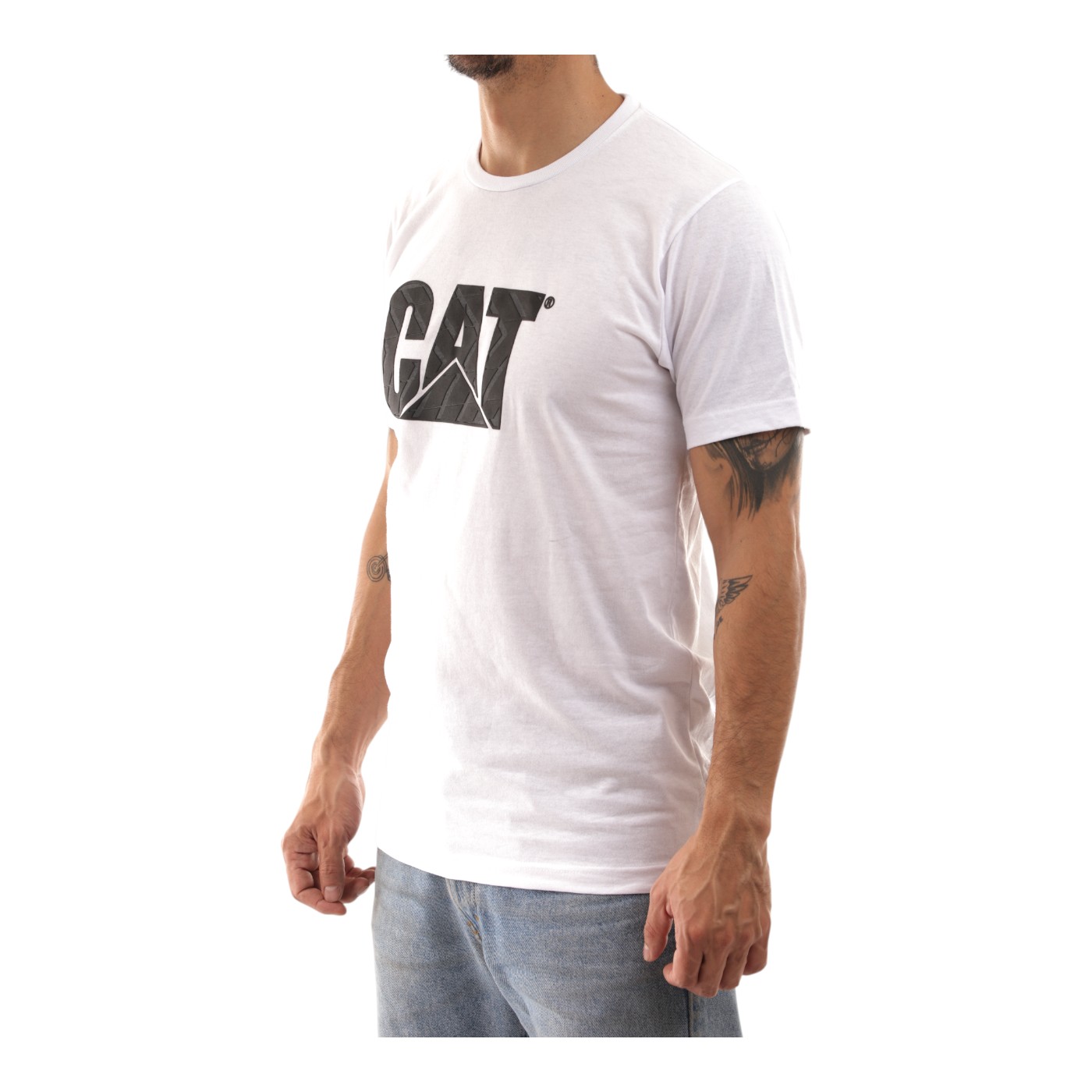 Foto 3 pulgar | Playera Cat 2510760 Para Hombre Color Blanco Modelo 2510760