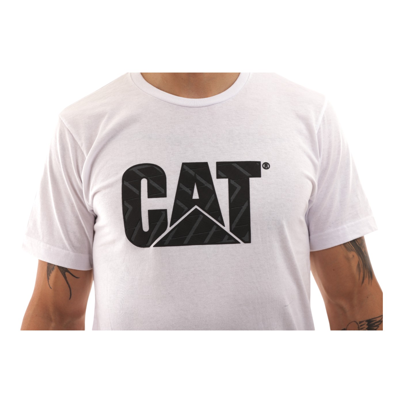 Foto 5 pulgar | Playera Cat 2510760 Para Hombre Color Blanco Modelo 2510760