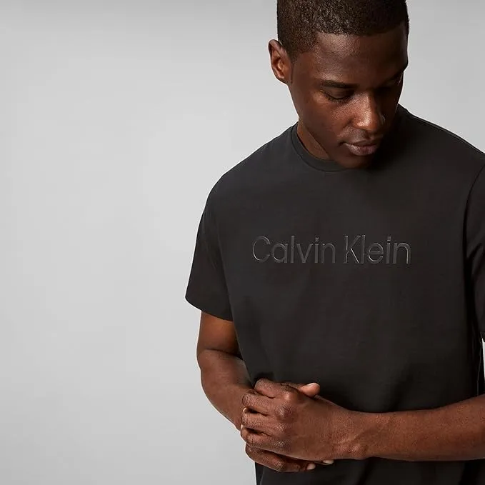 Foto 5 pulgar | Camiseta Calvin Klein Para Hombre De Manga Corta Con Gráfico Lineal