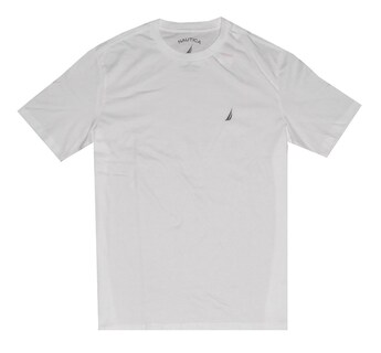 Foto 1 | Camiseta Nautica Para Hombre, Manga Corta, Cuello Redondo, Clásica, 3xl, Blanca - Venta Internacional.