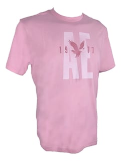 Foto 3 | Playera American Eagle Rosa Calido Logo Graphic Mens T Shirt Warm Pink