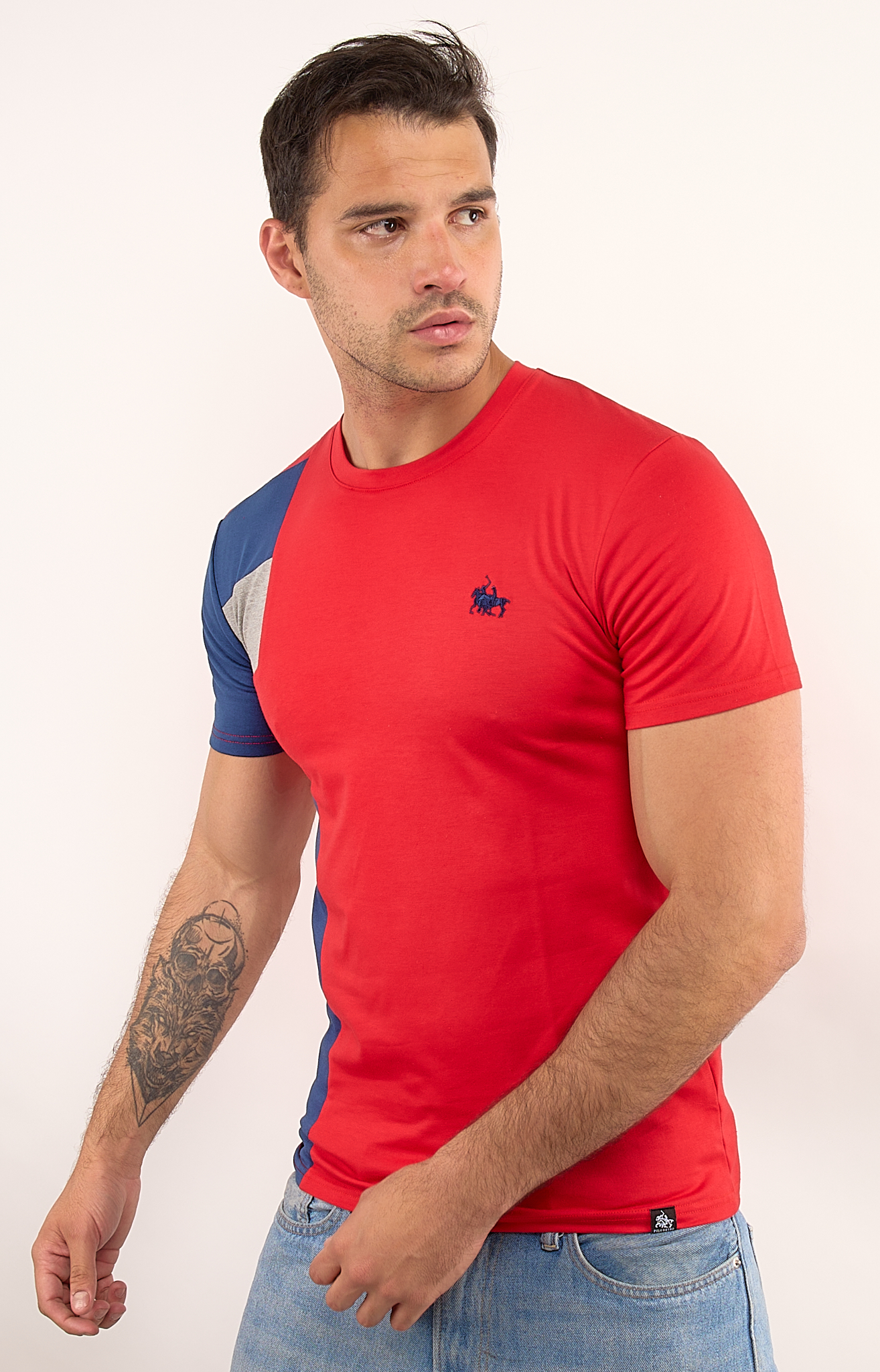 Playera Cuello Redondo Polo Retro 973609652534