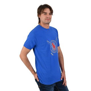 Foto 3 | Playera Estampada Hpc Polo Color Azul Rey