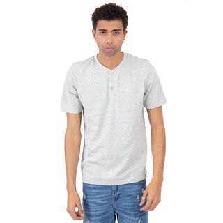 Foto 1 | Playera Henley Manga Corta Lisa Con Botones Para Hombre Quarry