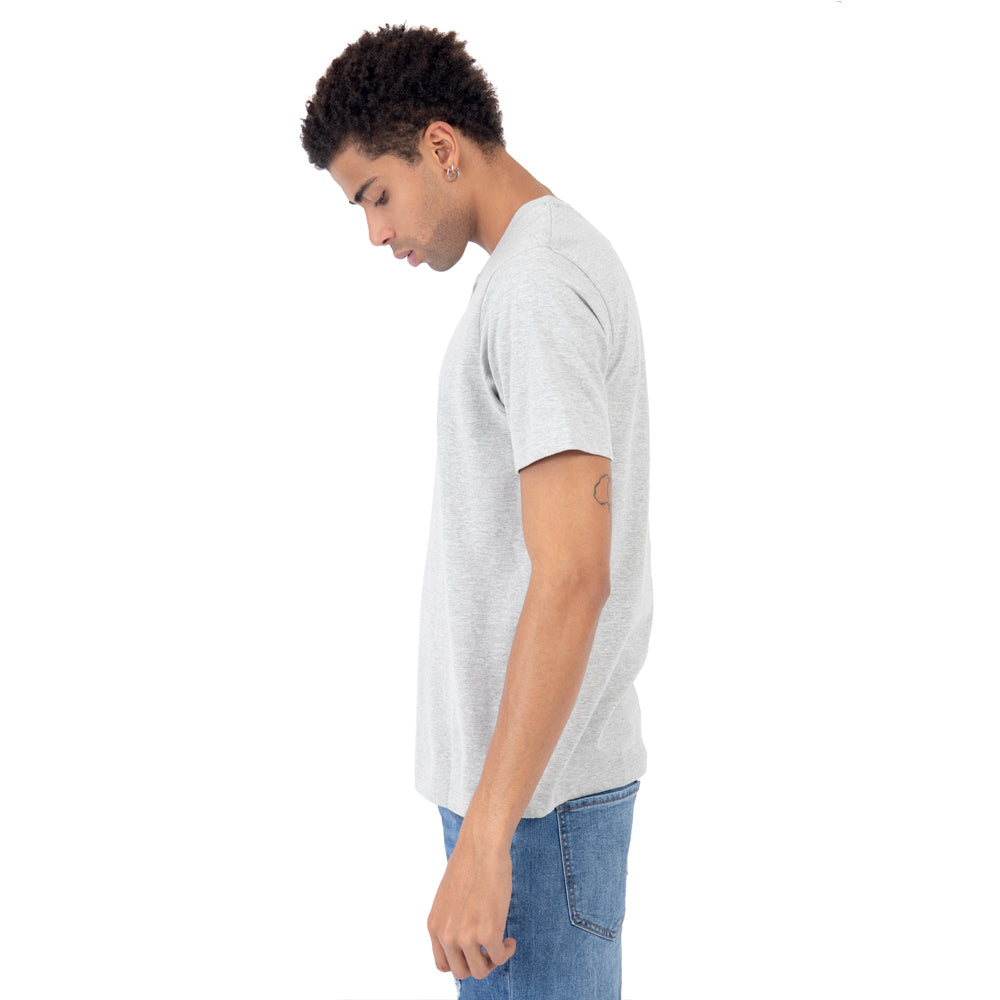 Foto 3 pulgar | Playera Henley Manga Corta Lisa Con Botones Para Hombre Quarry