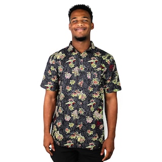 Foto 1 | Camiseta Star Wars Young Fett Floral Negra Para Hombre - Venta Internacional.