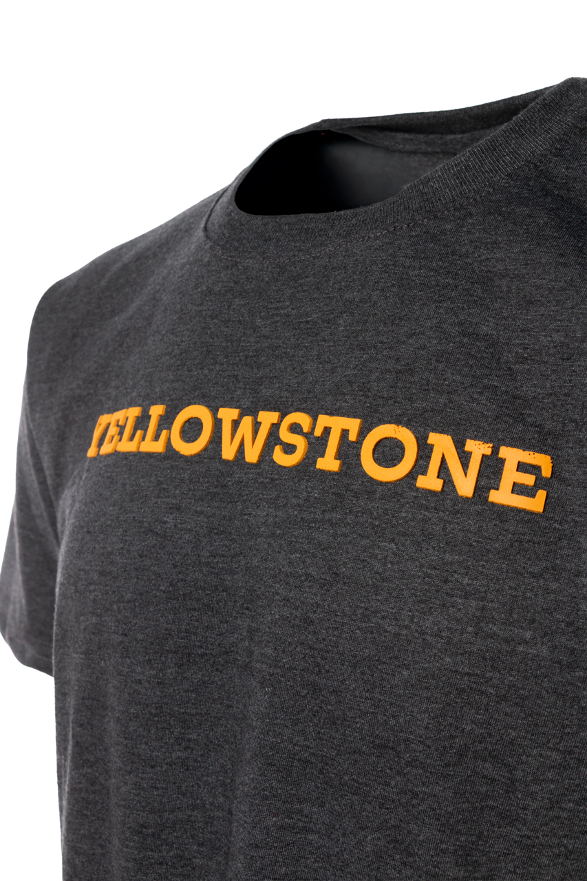 Foto 8 pulgar | Playera Yellowstone Gris Oxford