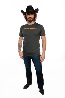 Foto 8 | Playera Yellowstone Gris Oxford