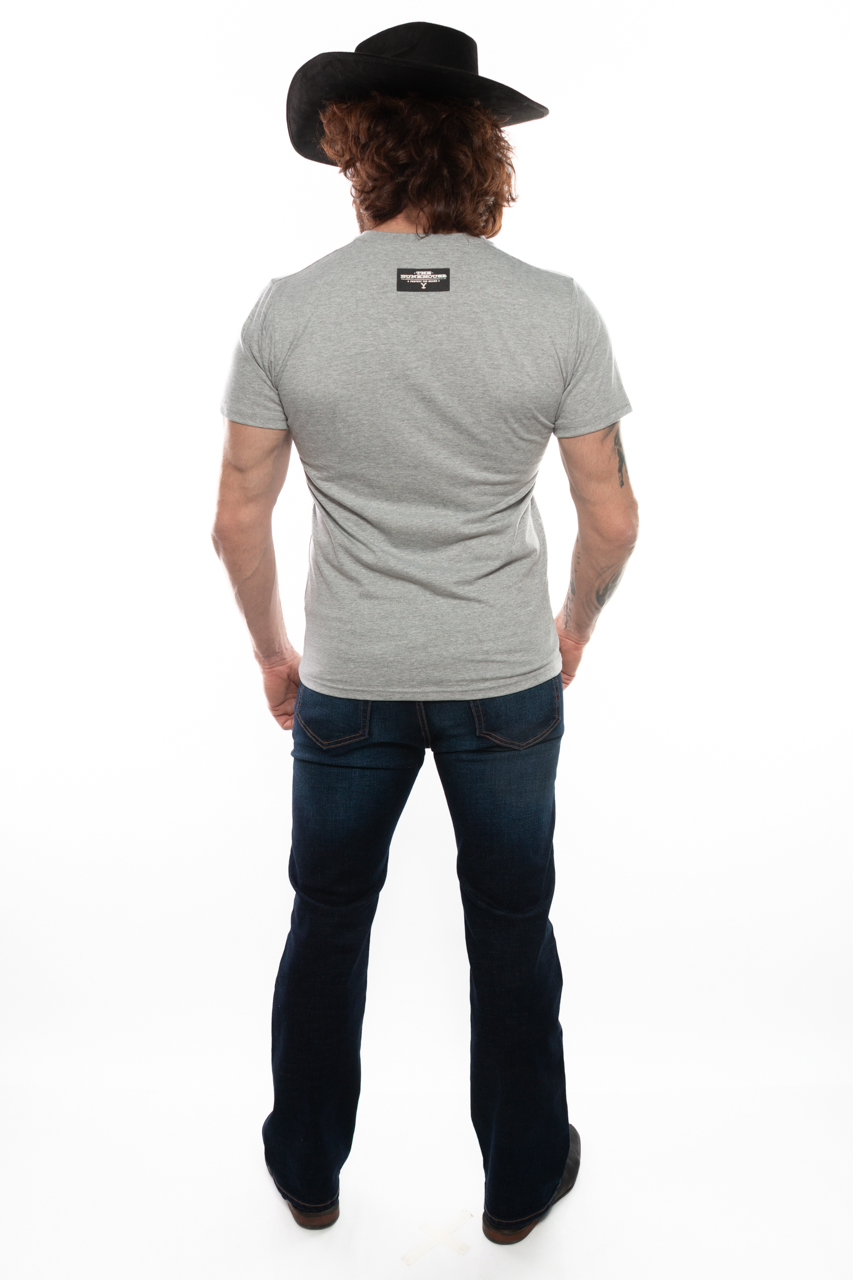 Foto 5 pulgar | Playera Yellowstone Y Gris