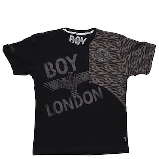 Foto 4 | Playera Cuello Redondo Negra Boy London para Hombre