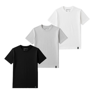 Foto 1 | Set De 3 Playeras Cuello Redondo Para Hombre