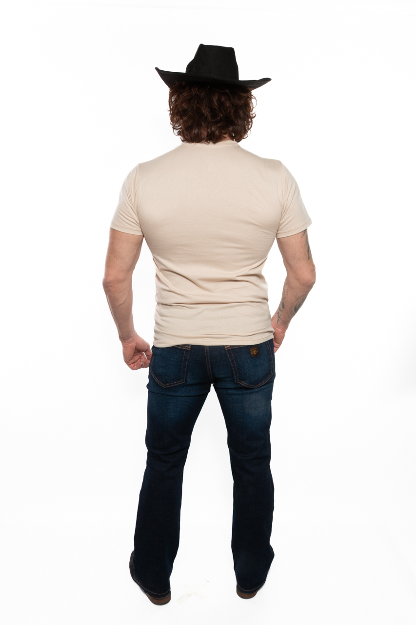Foto 4 pulgar | Playera Yellowstone Basica Beige