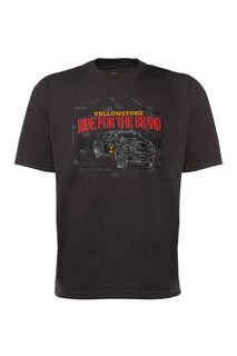 Foto 2 | Playera Yellowstone Truck Gris Oxford
