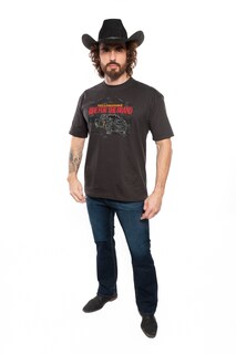 Foto 5 | Playera Yellowstone Truck Gris Oxford