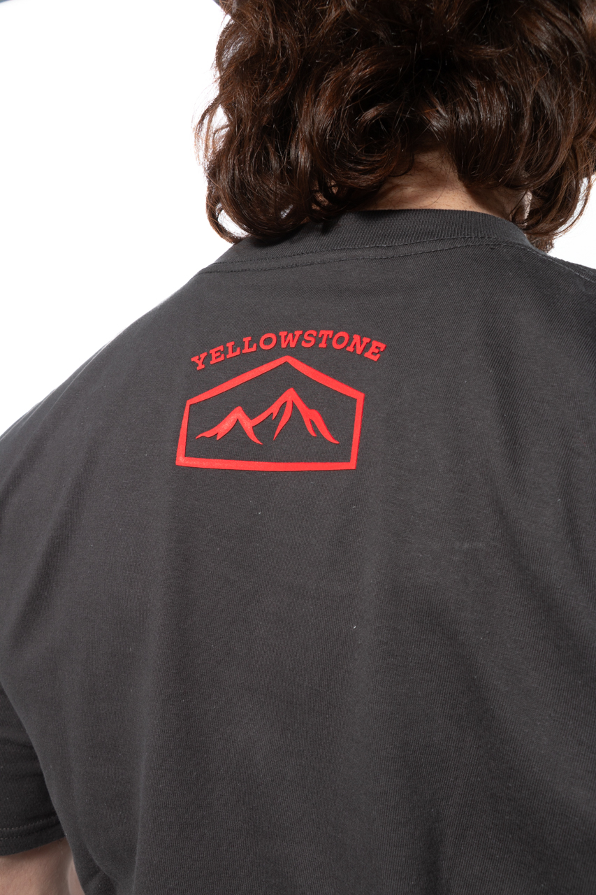 Foto 9 pulgar | Playera Yellowstone Truck Gris Oxford